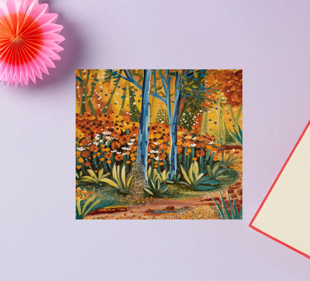 Canzone dei fiori d'arancio adesivo da Obisidian Brush