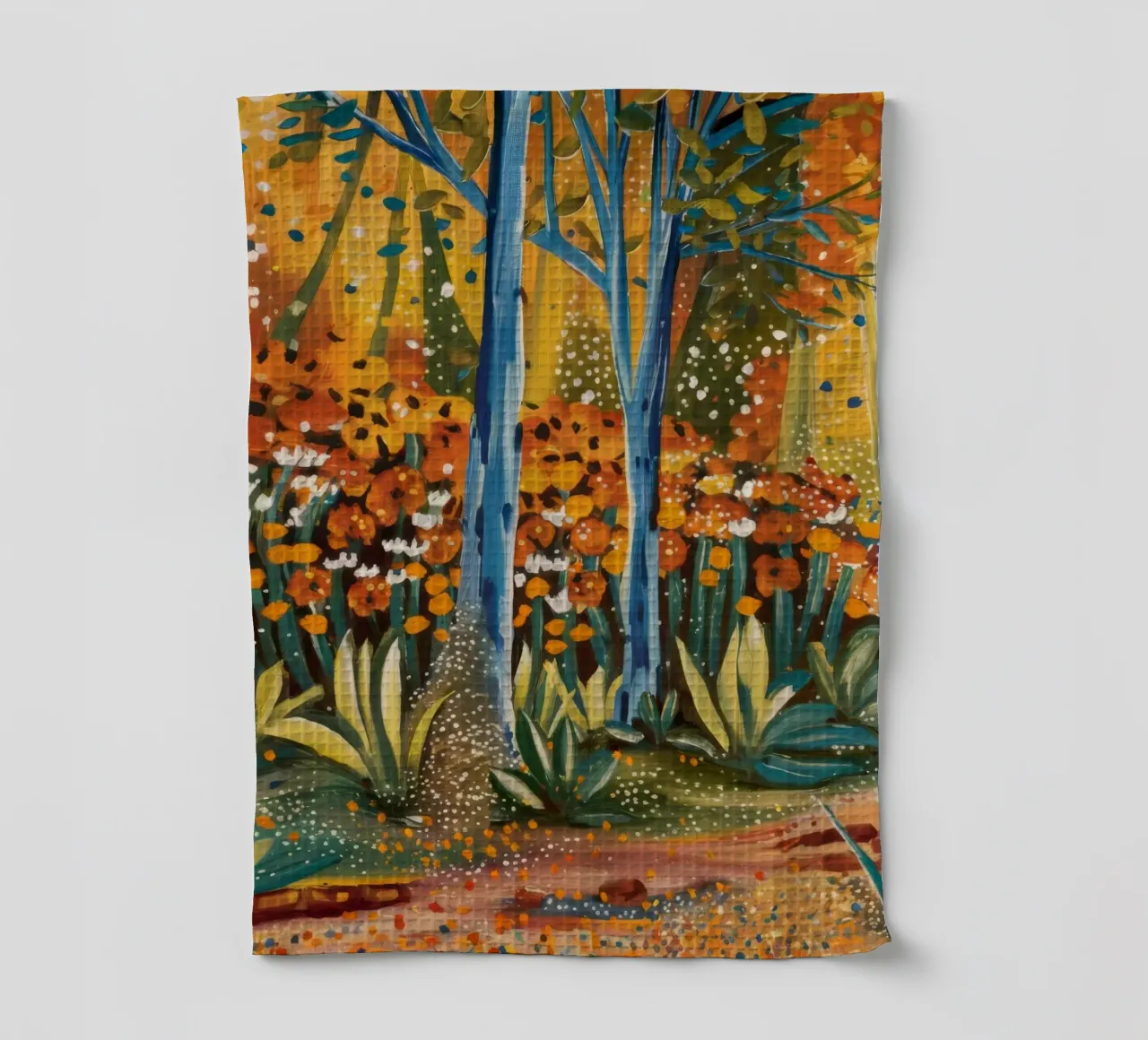 Canzone dei fiori d'arancio canovaccio da cucina da Obisidian Brush