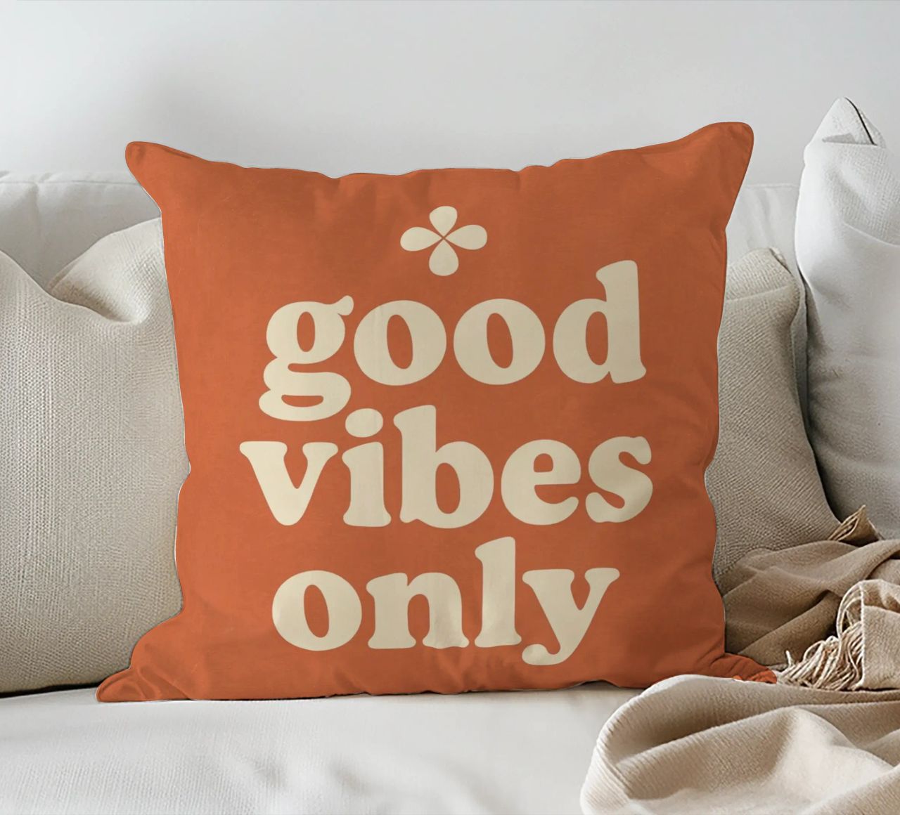 Good Vibes Only cuscino da treechild