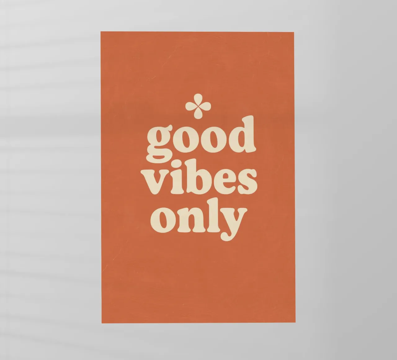 Good Vibes Only Backlit Folie von treechild
