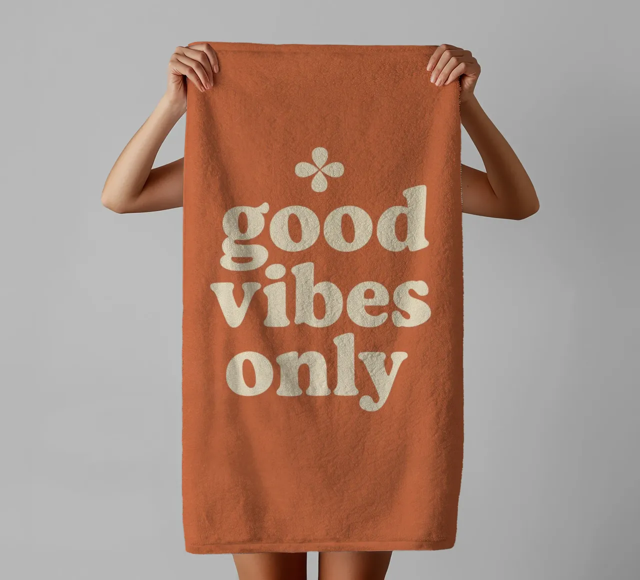 Good Vibes Only asciugamano da bagno da treechild