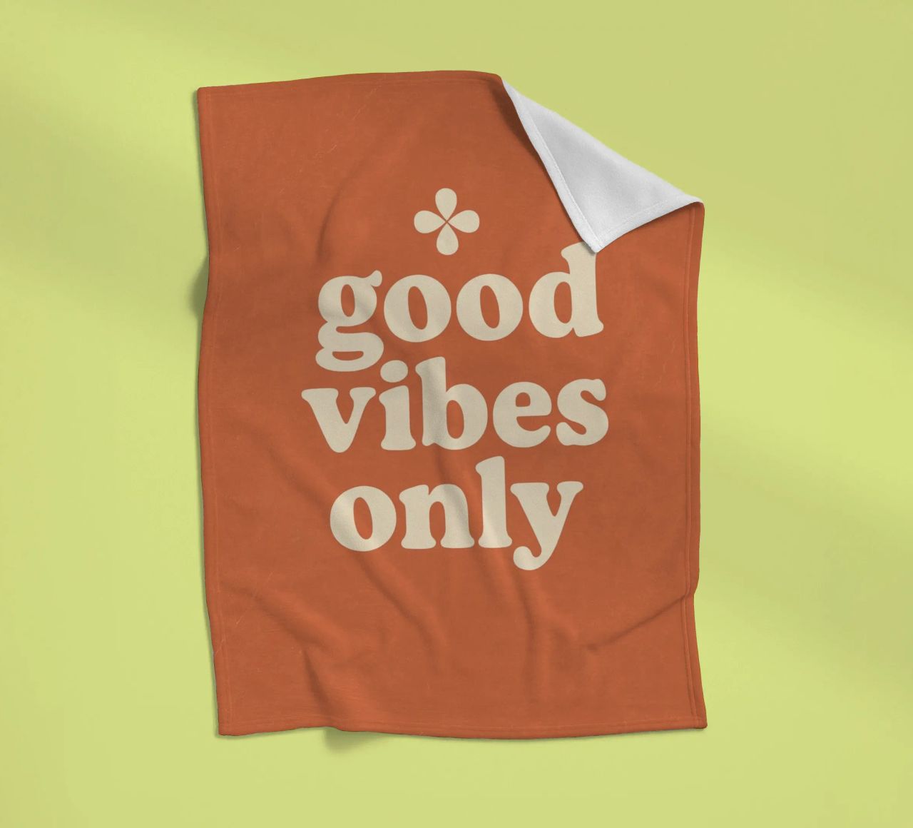 Good Vibes Only coperta in pile da treechild