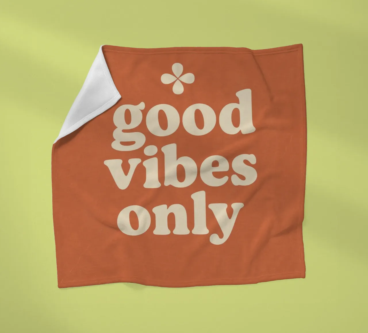 Good Vibes Only coperta in pile da treechild