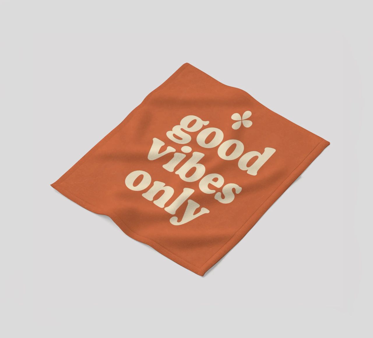 Good Vibes Only coperta in pile da treechild