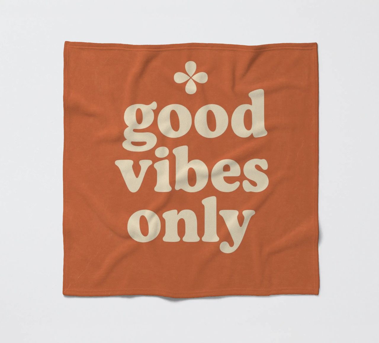 Good Vibes Only coperta in pile da treechild