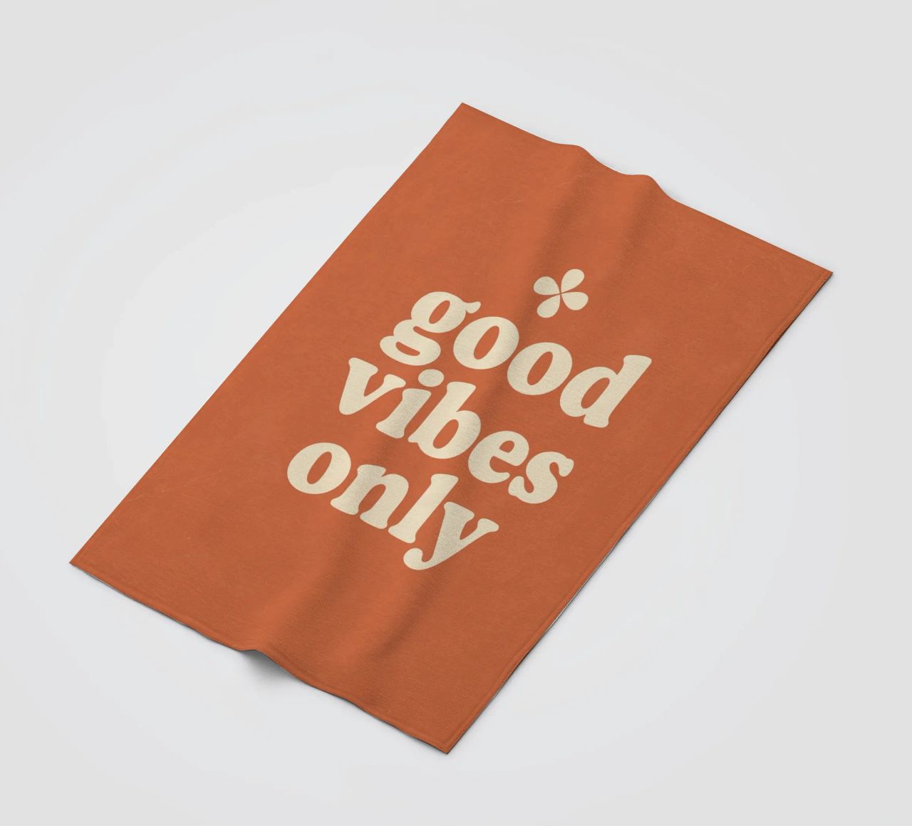 Good Vibes Only coperta in pile da treechild