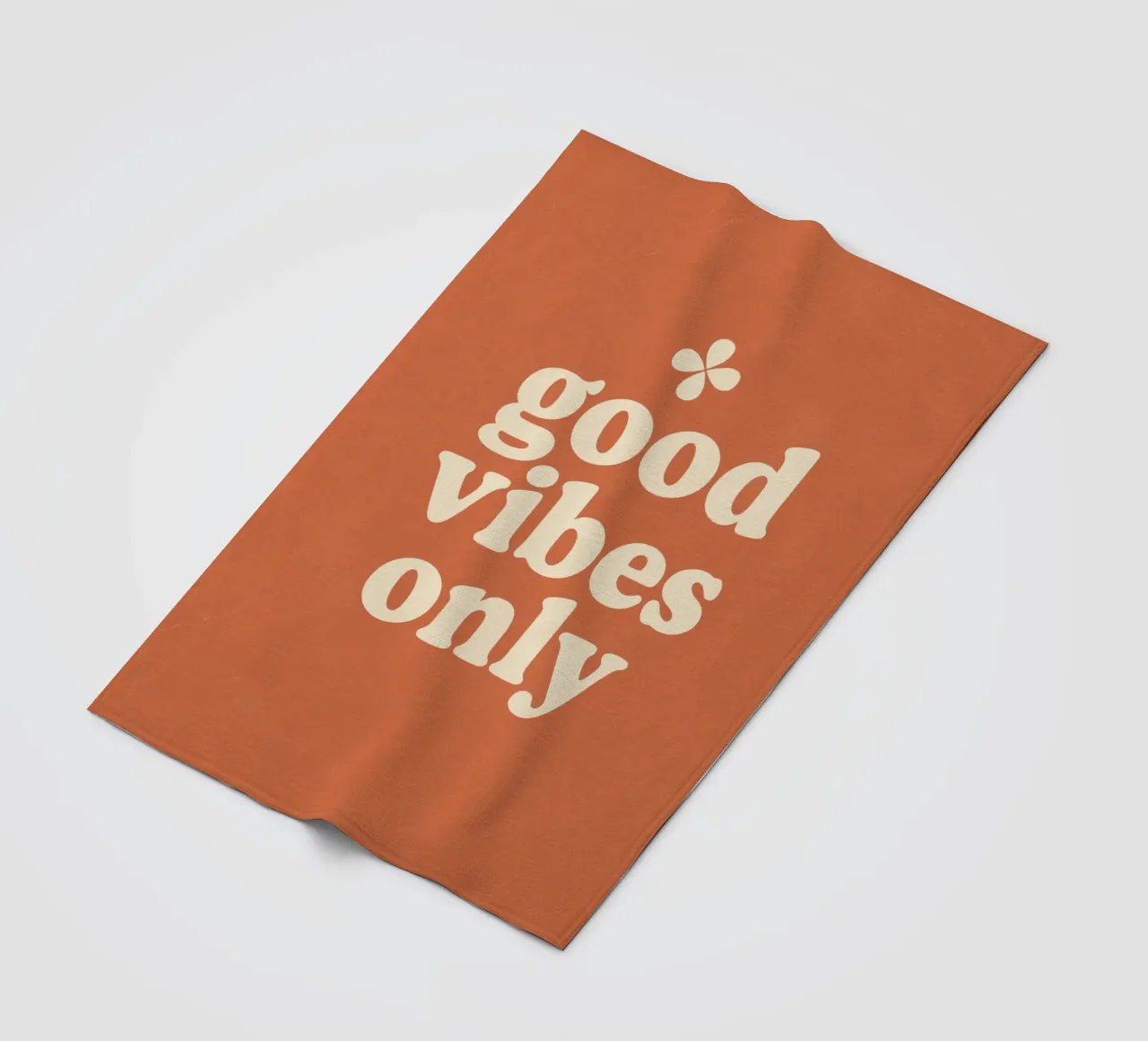 Good Vibes Only coperta in pile da treechild