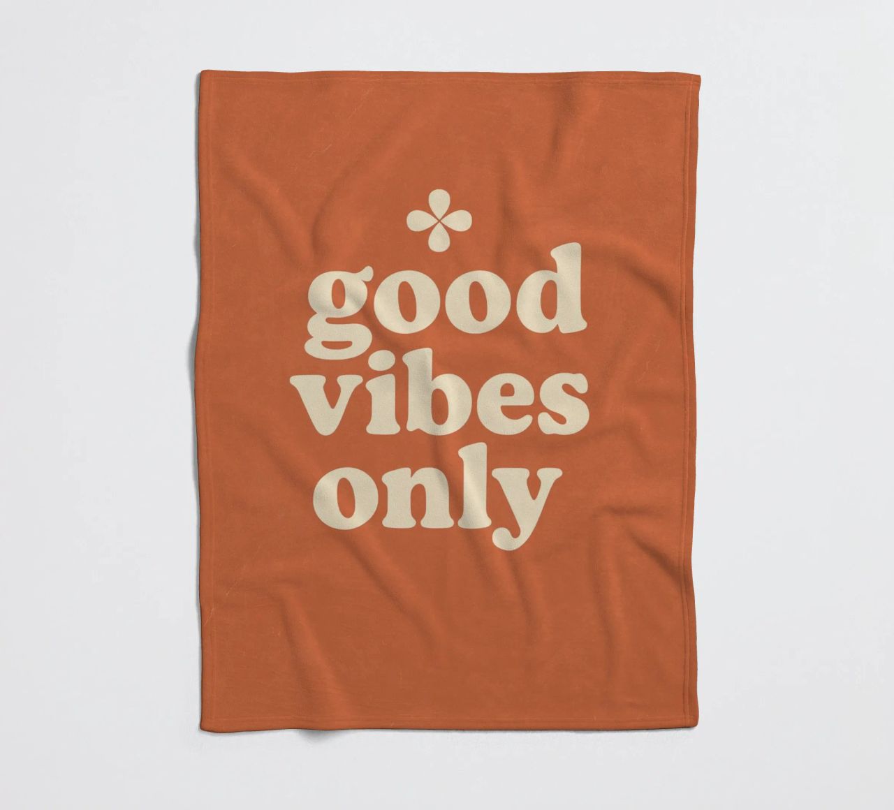 Good Vibes Only coperta in pile da treechild