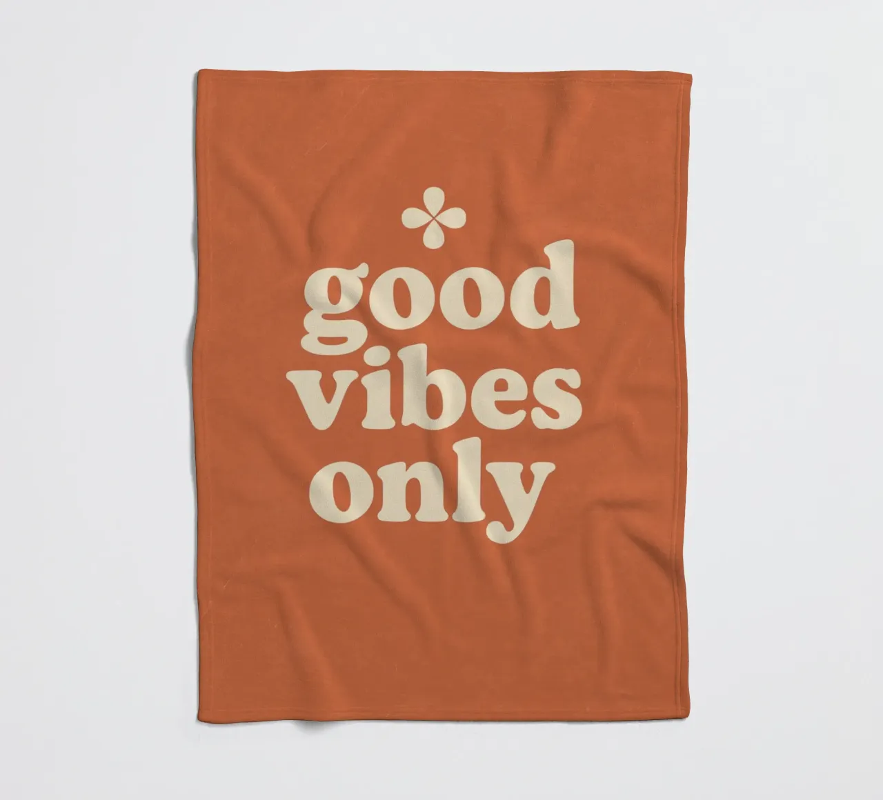 Good Vibes Only coperta in pile da treechild