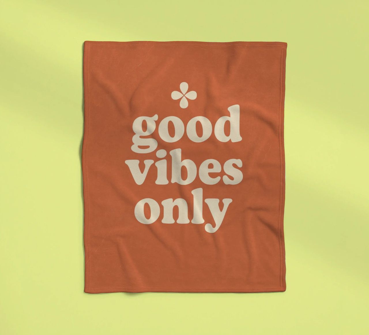 Good Vibes Only coperta in pile da treechild