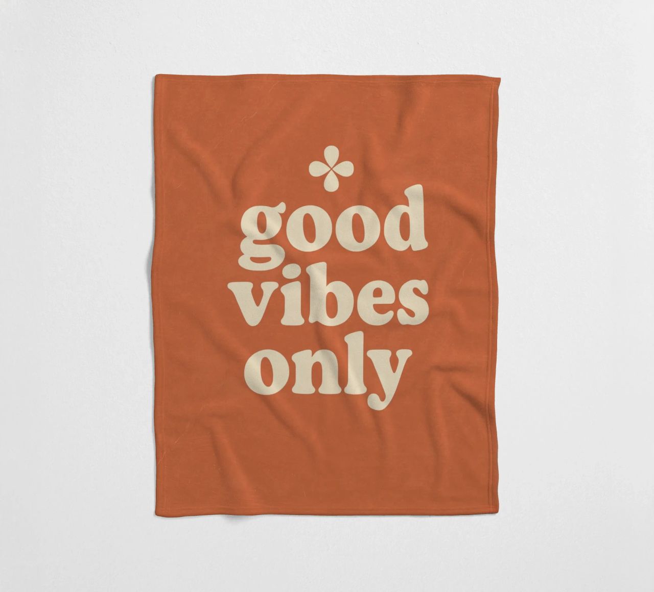 Good Vibes Only coperta in pile da treechild