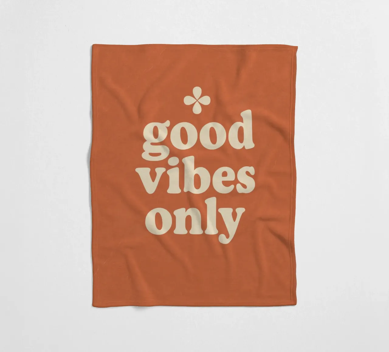 Good Vibes Only coperta in pile da treechild