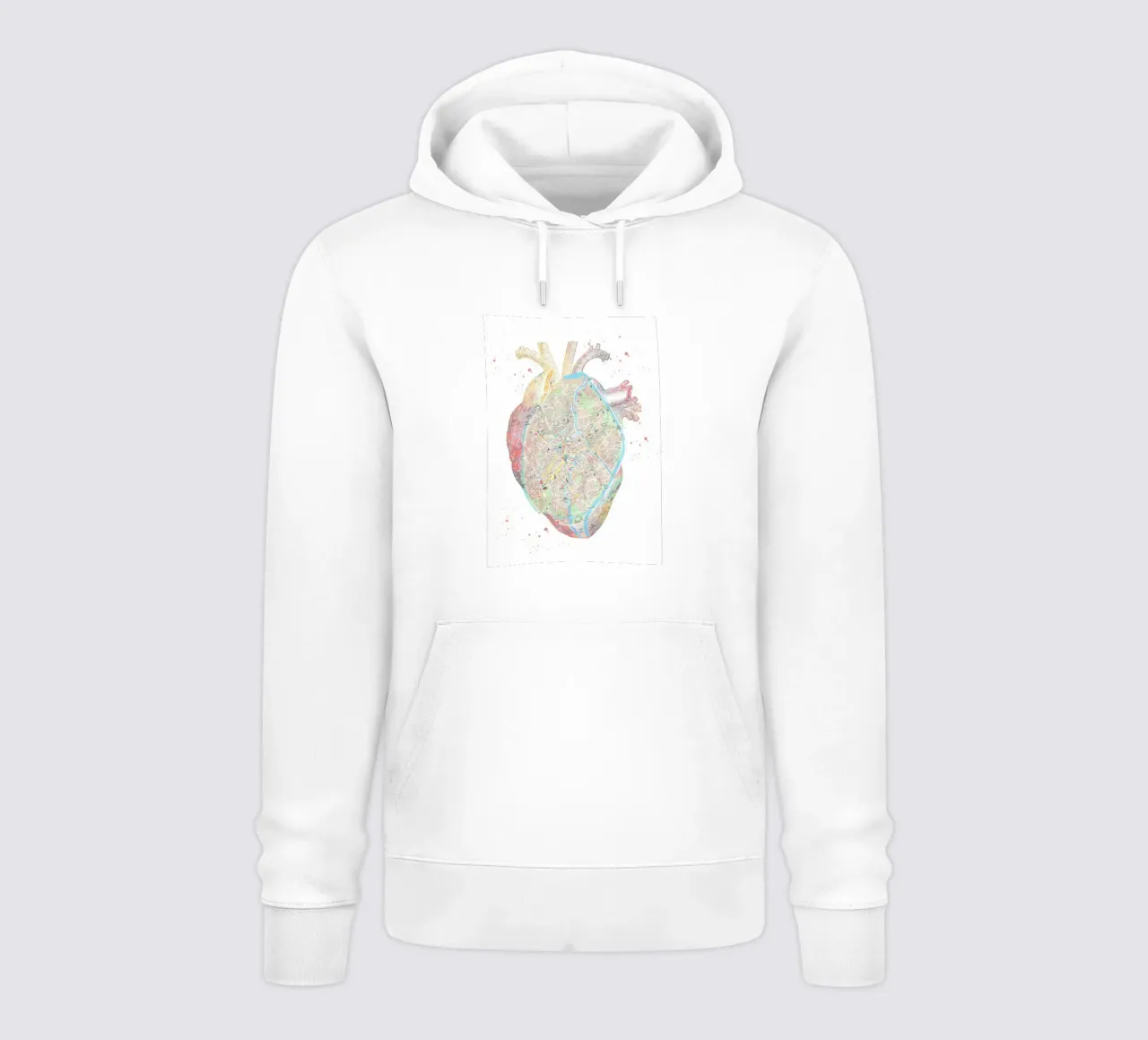 Heart4Bruges felpa con cappuccio da fortrart