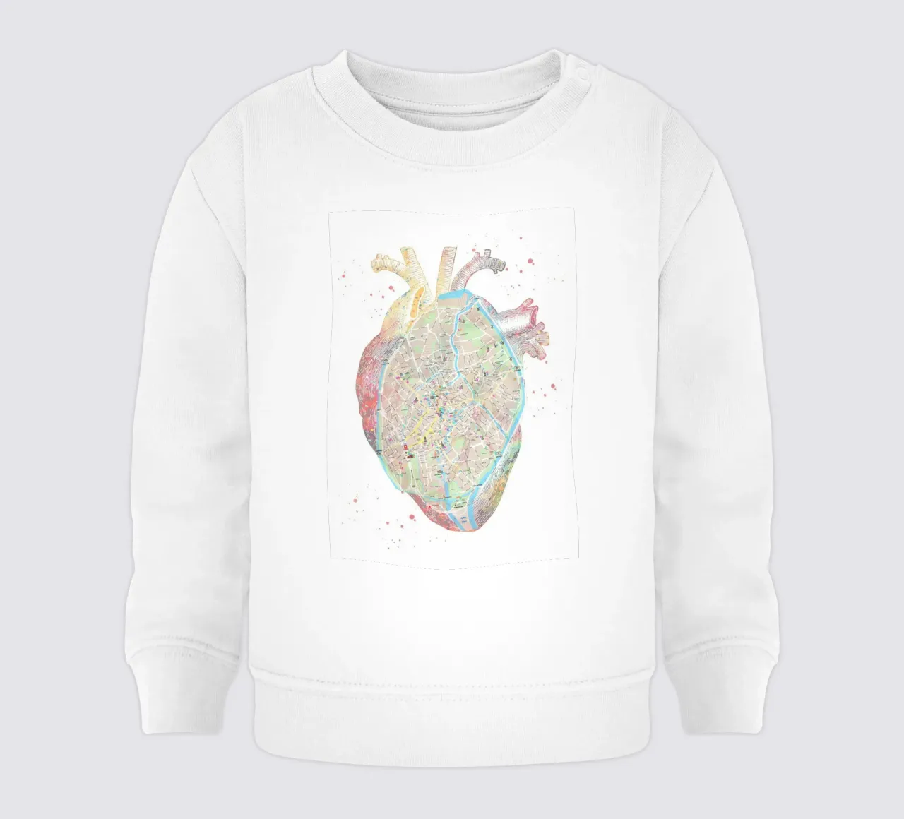 Heart4Bruges felpa neonato da fortrart