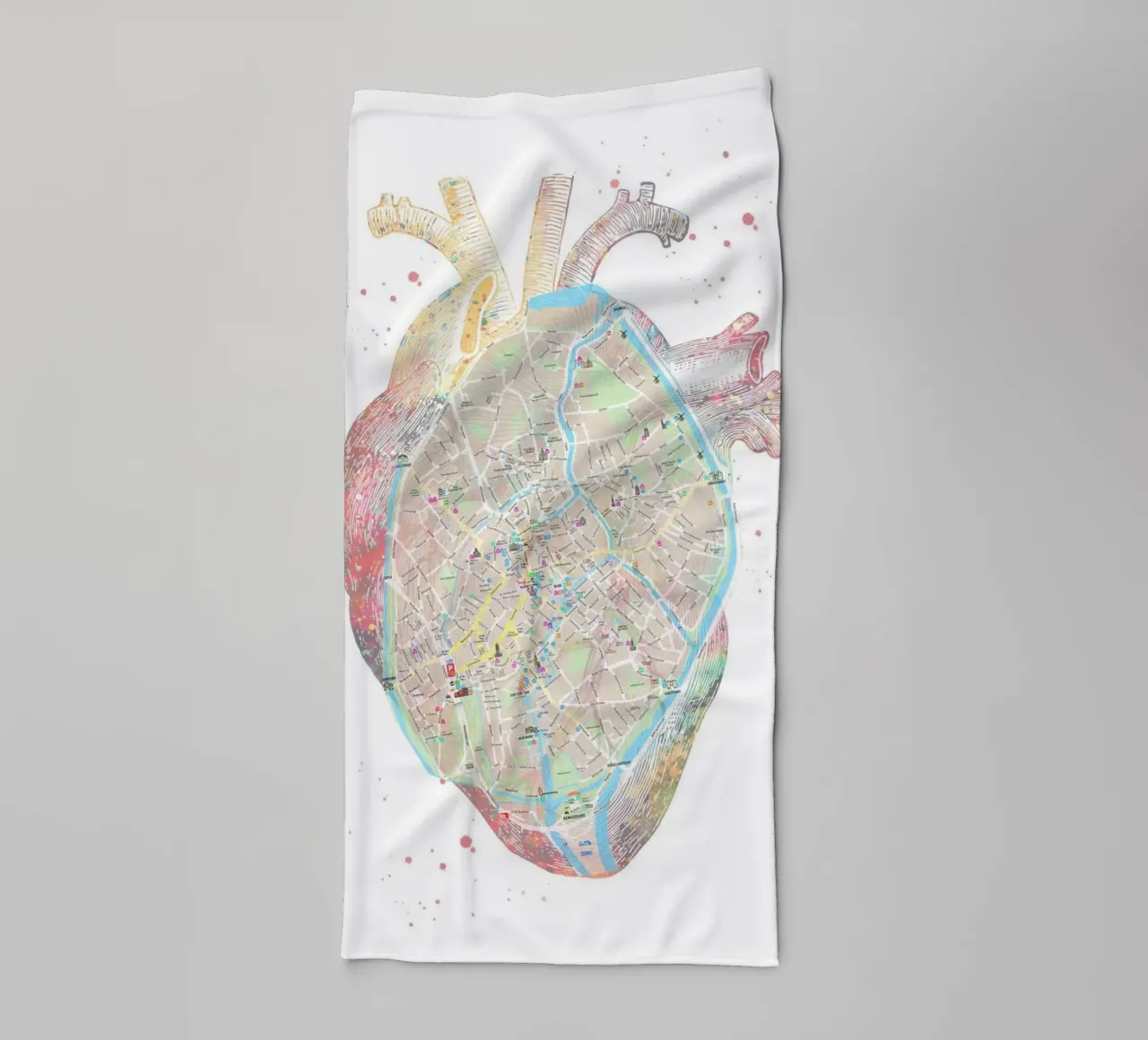 Heart4Bruges asciugamano da bagno da fortrart