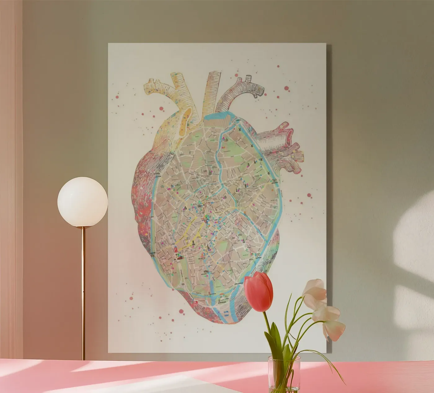 Heart4Bruges plexiglass da fortrart