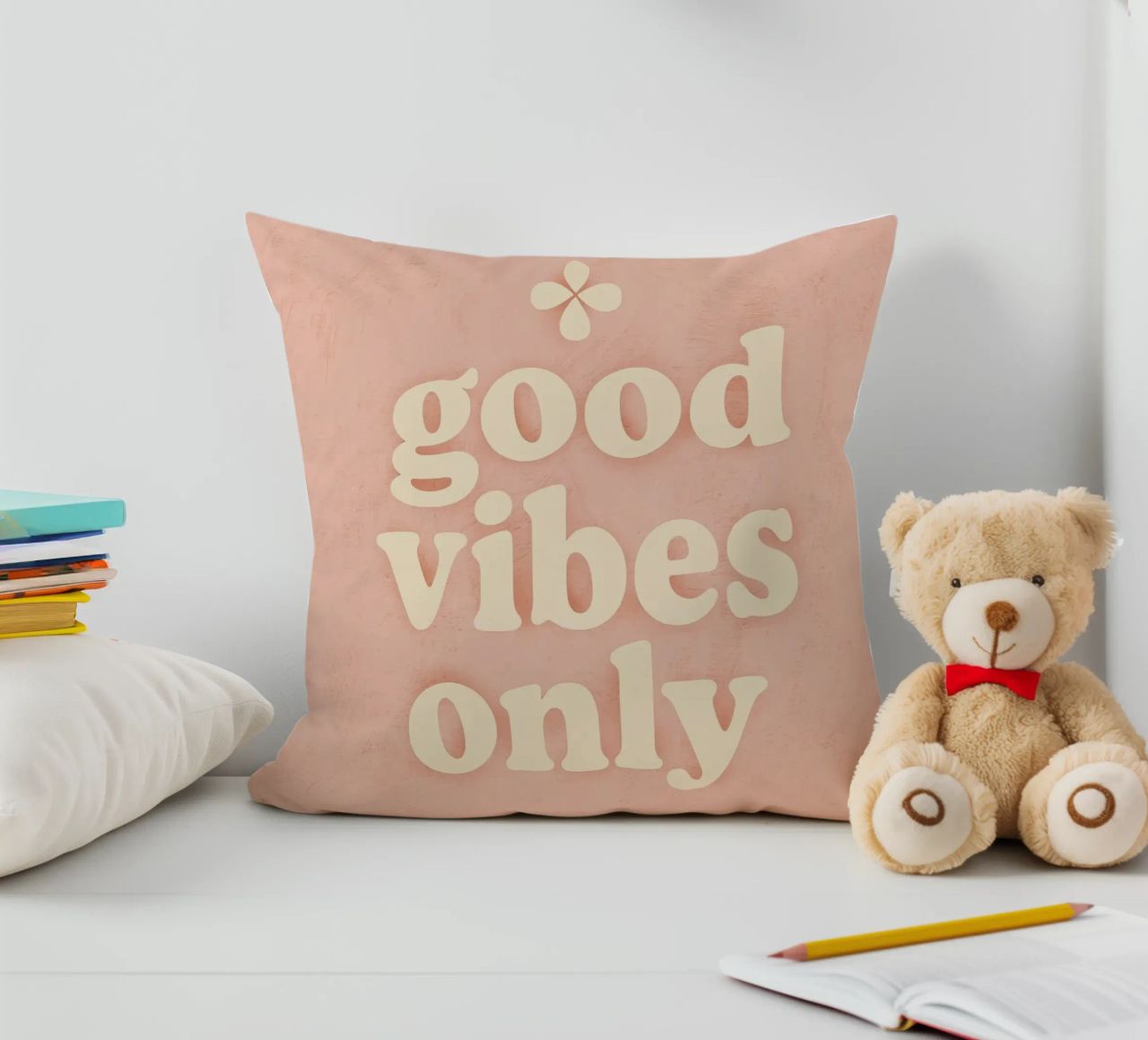 Good Vibes Only (Light) cuscino da treechild