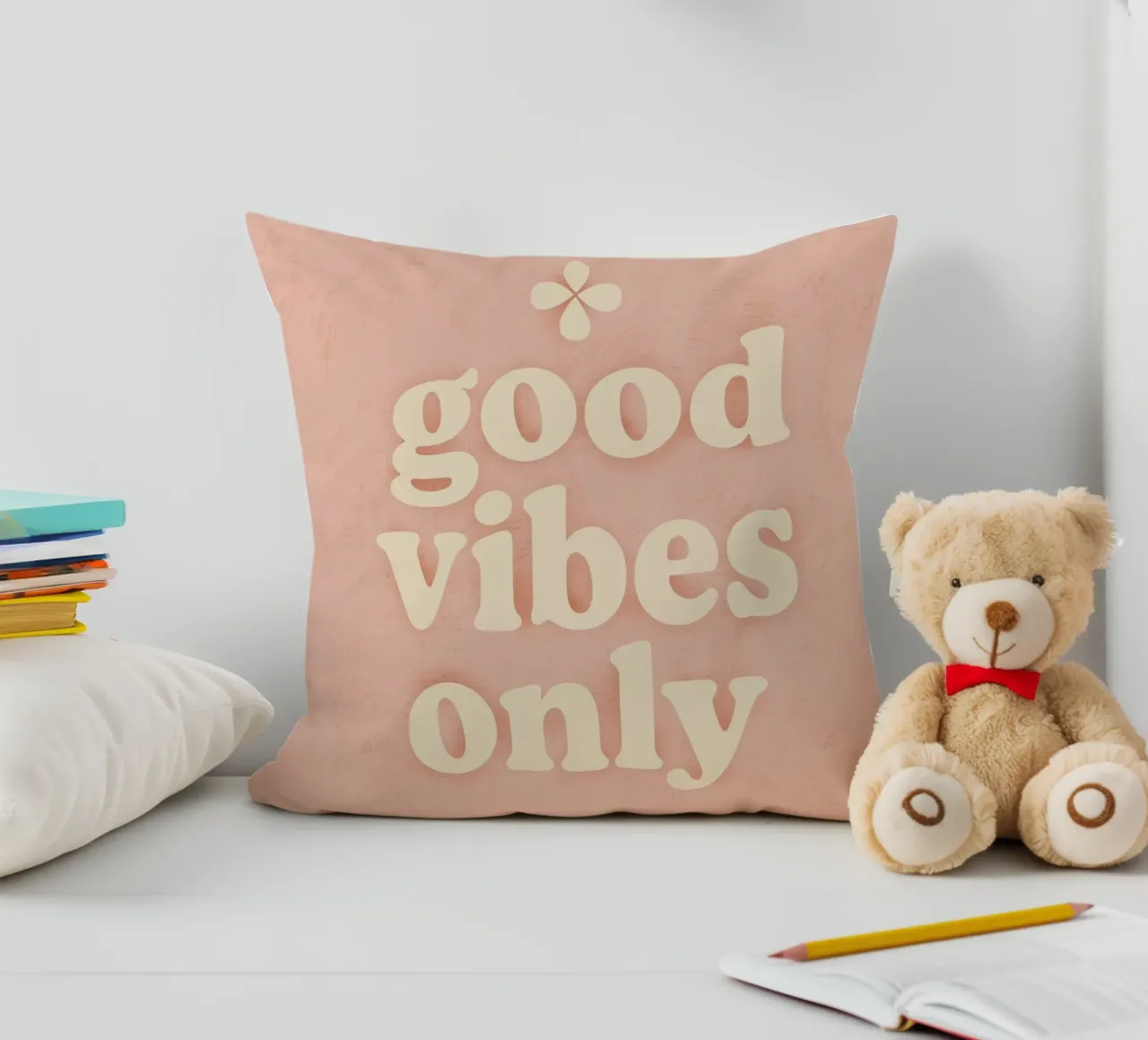 Good Vibes Only (Light) cuscino da treechild