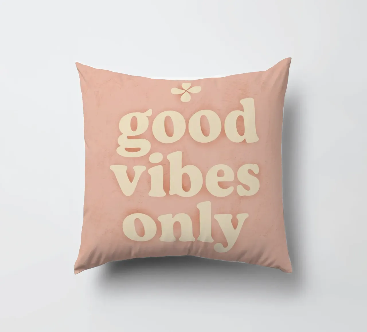 Good Vibes Only (Light) Kissen von treechild