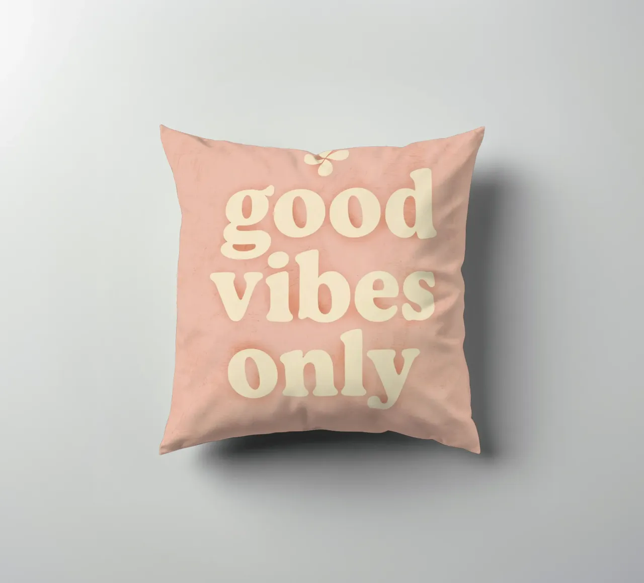 Good Vibes Only (Light) cuscino da treechild