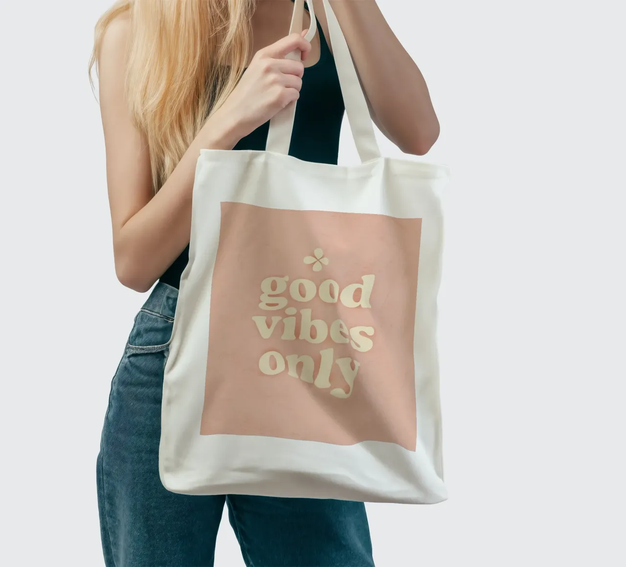 Good Vibes Only (Light) tote bag de treechild