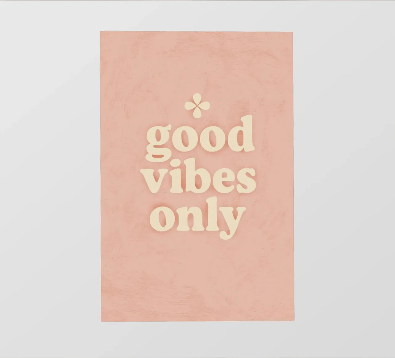 Good Vibes Only (Light) lámina retroiluminada de treechild