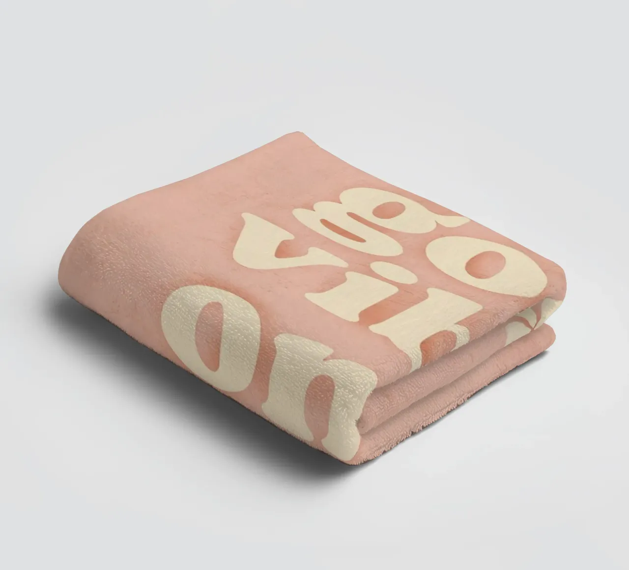 Good Vibes Only (Light) towel by treechild