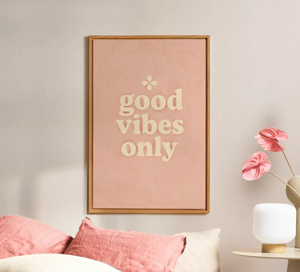 Good Vibes Only (Light) alluminio dibond da treechild