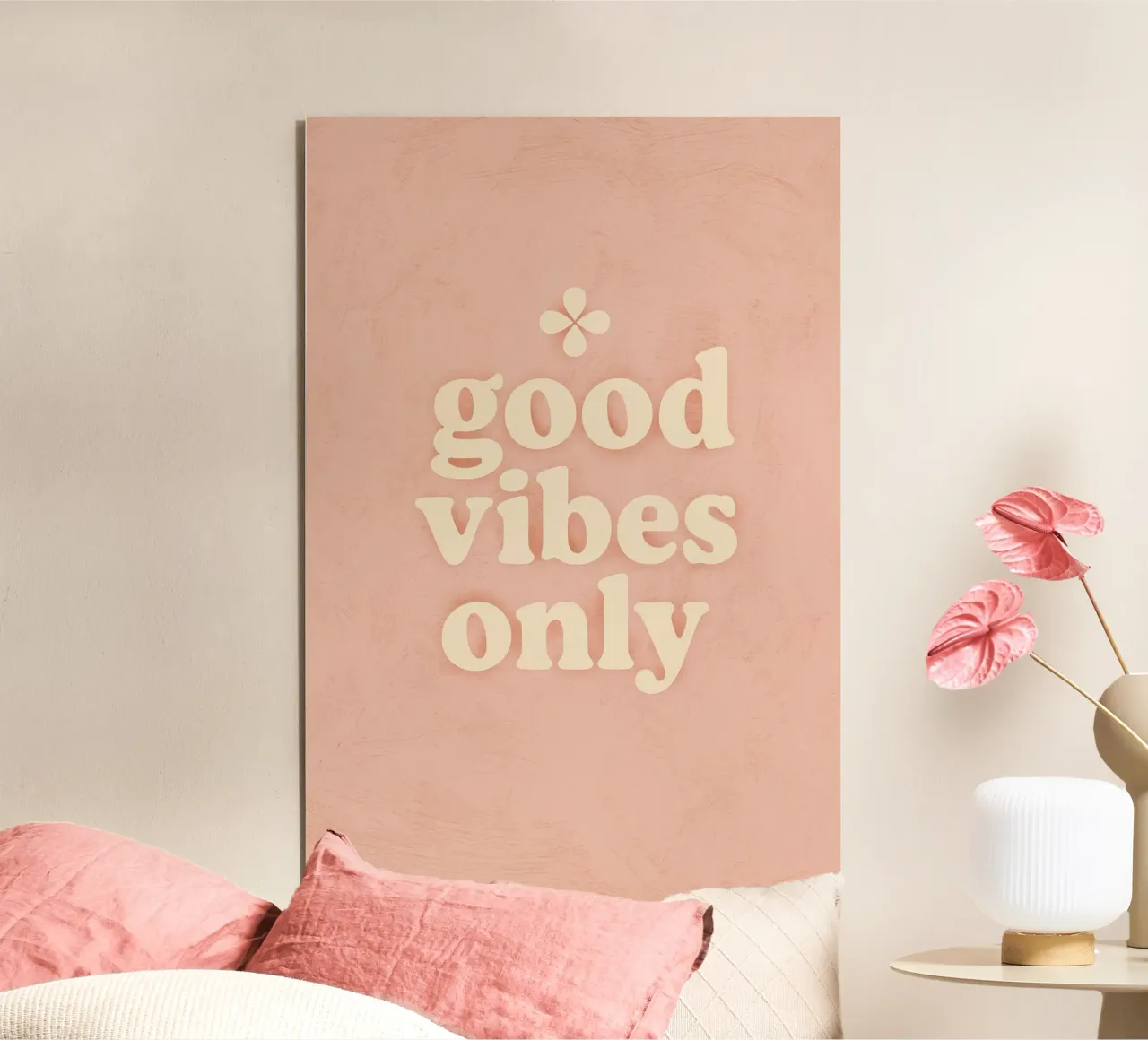 Good Vibes Only (Light) alluminio dibond da treechild