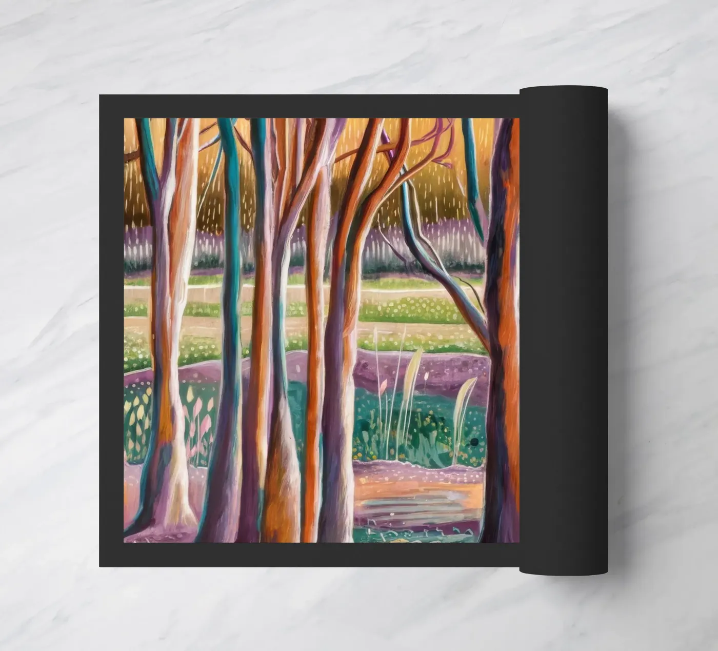 Lavender Light Trunks doormat by Obisidian Brush