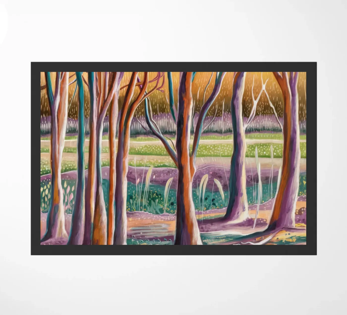 Lavender Light Trunks doormat by Obisidian Brush