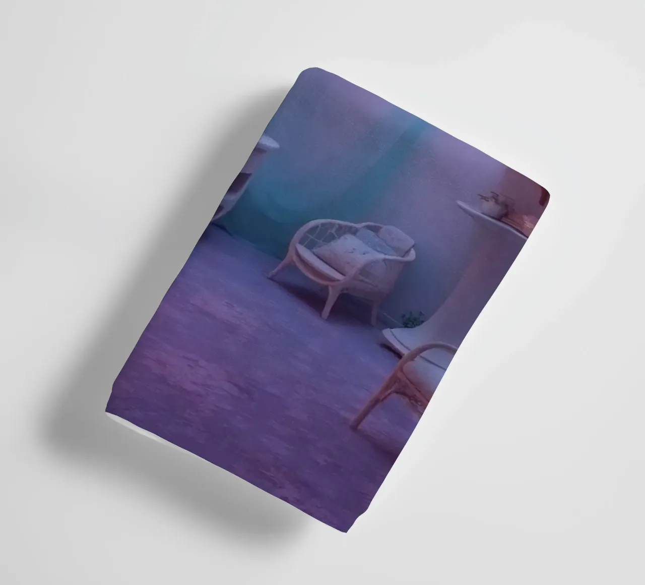 Camera accogliente con luci soffuse e arredamento unico asciugamano da bagno da DesignDoodle