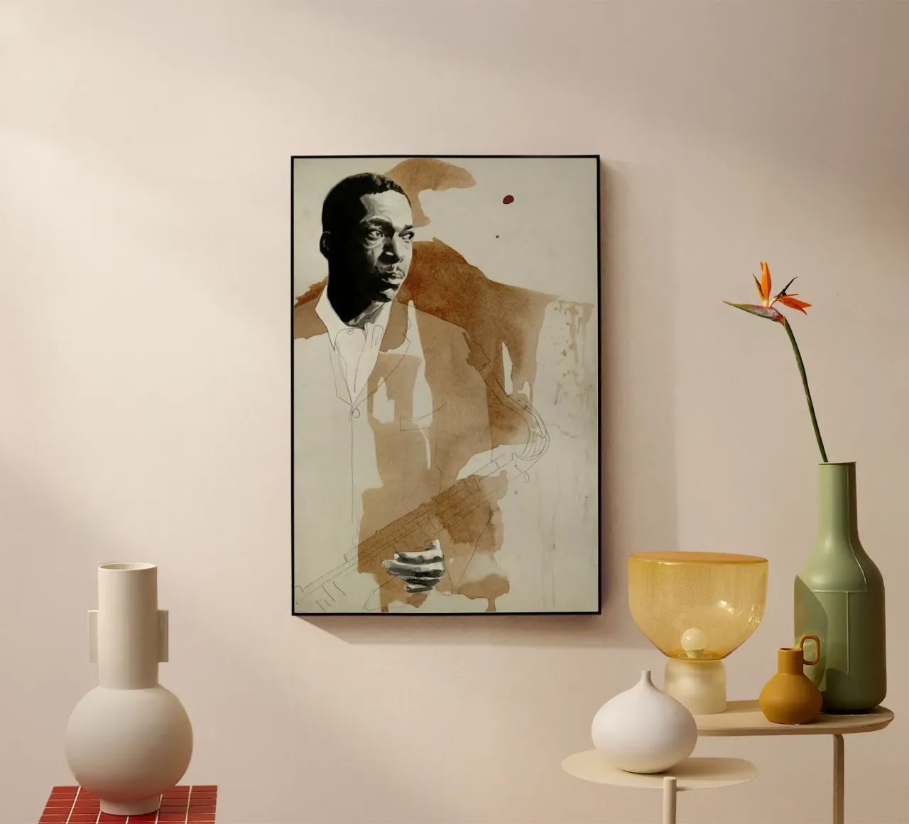 John Coltrane plexiglass da David Diehl