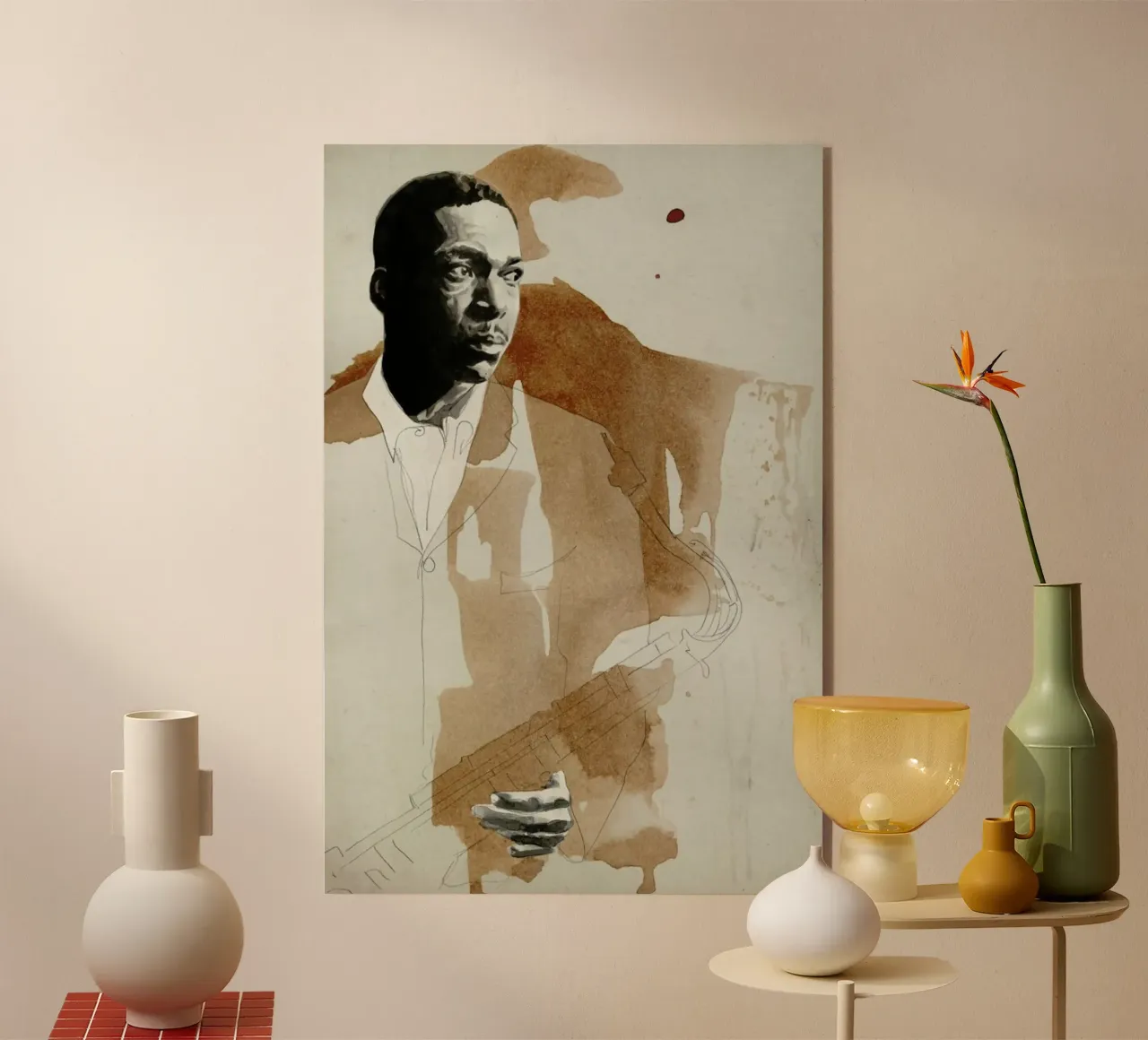 John Coltrane plexiglass da David Diehl