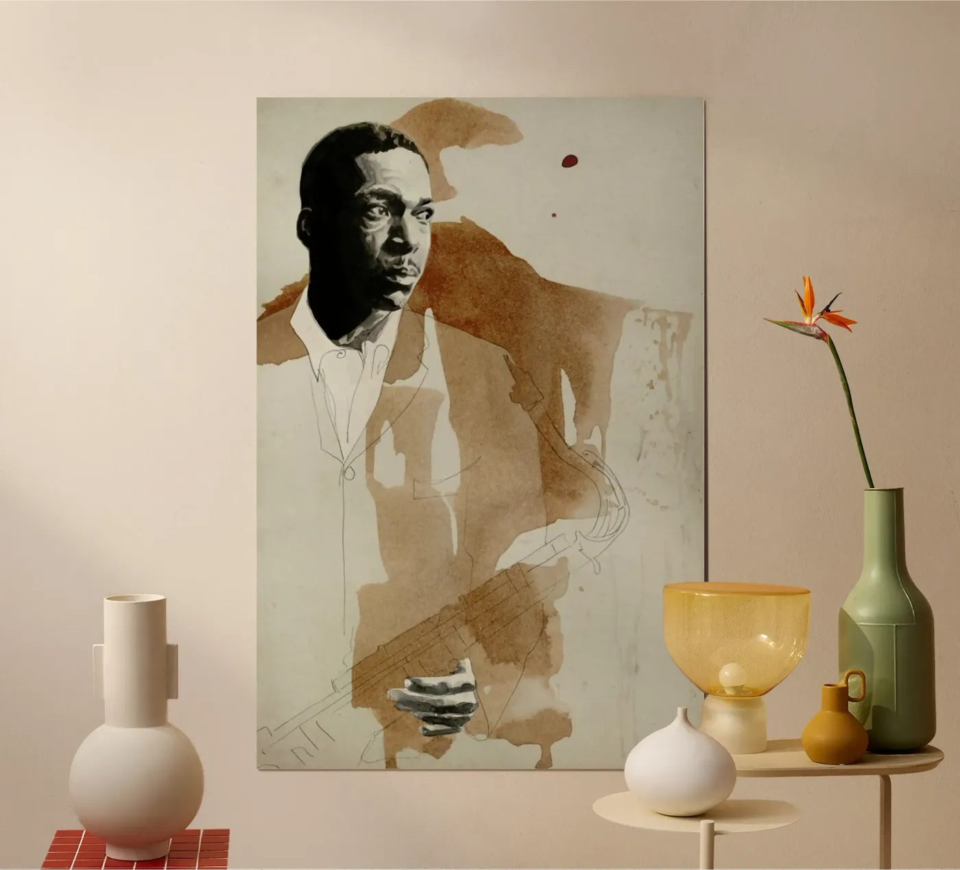 John Coltrane poster by David Diehl