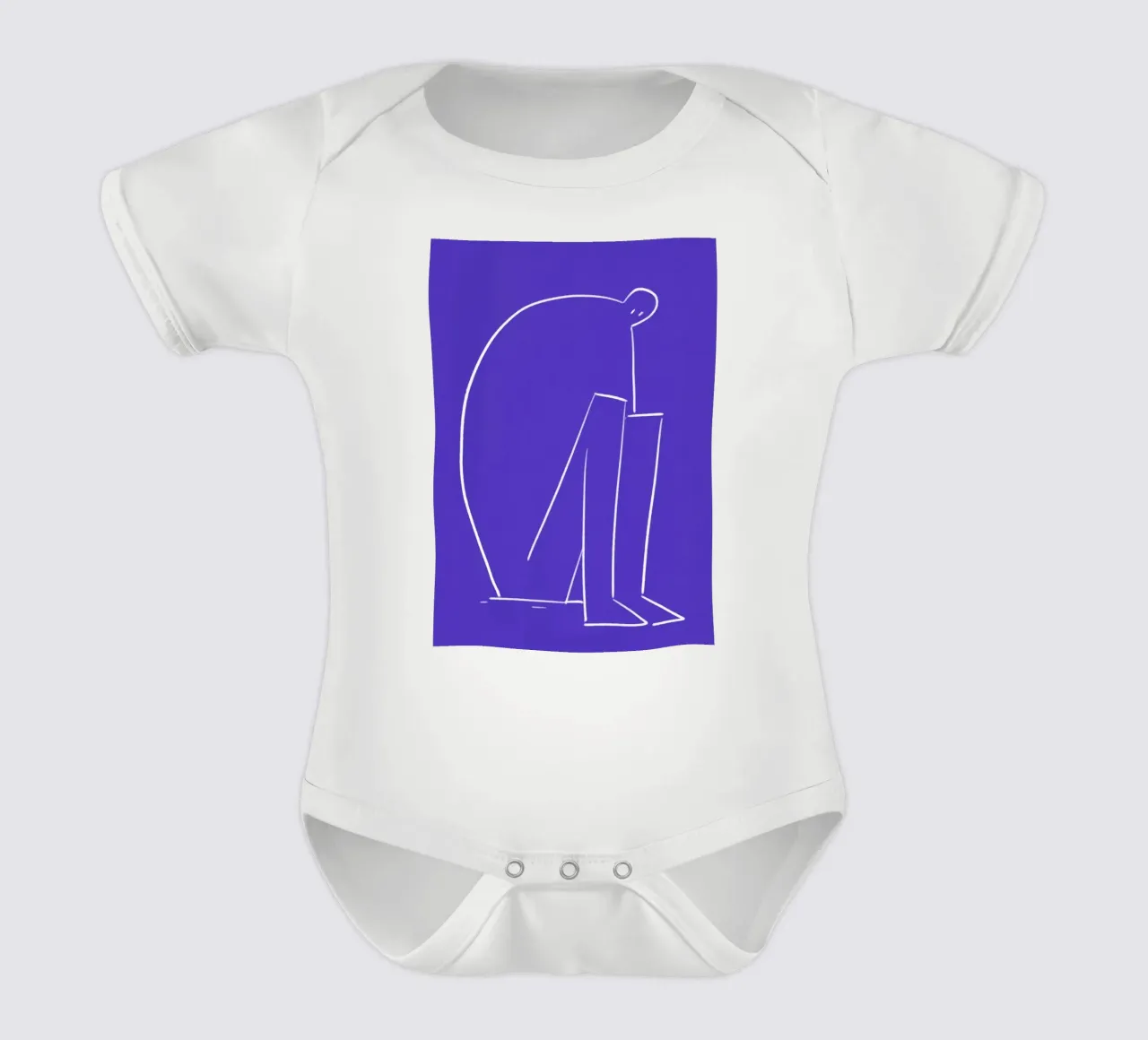 Géant solitaire body bébé de Johannes Lott Illustration