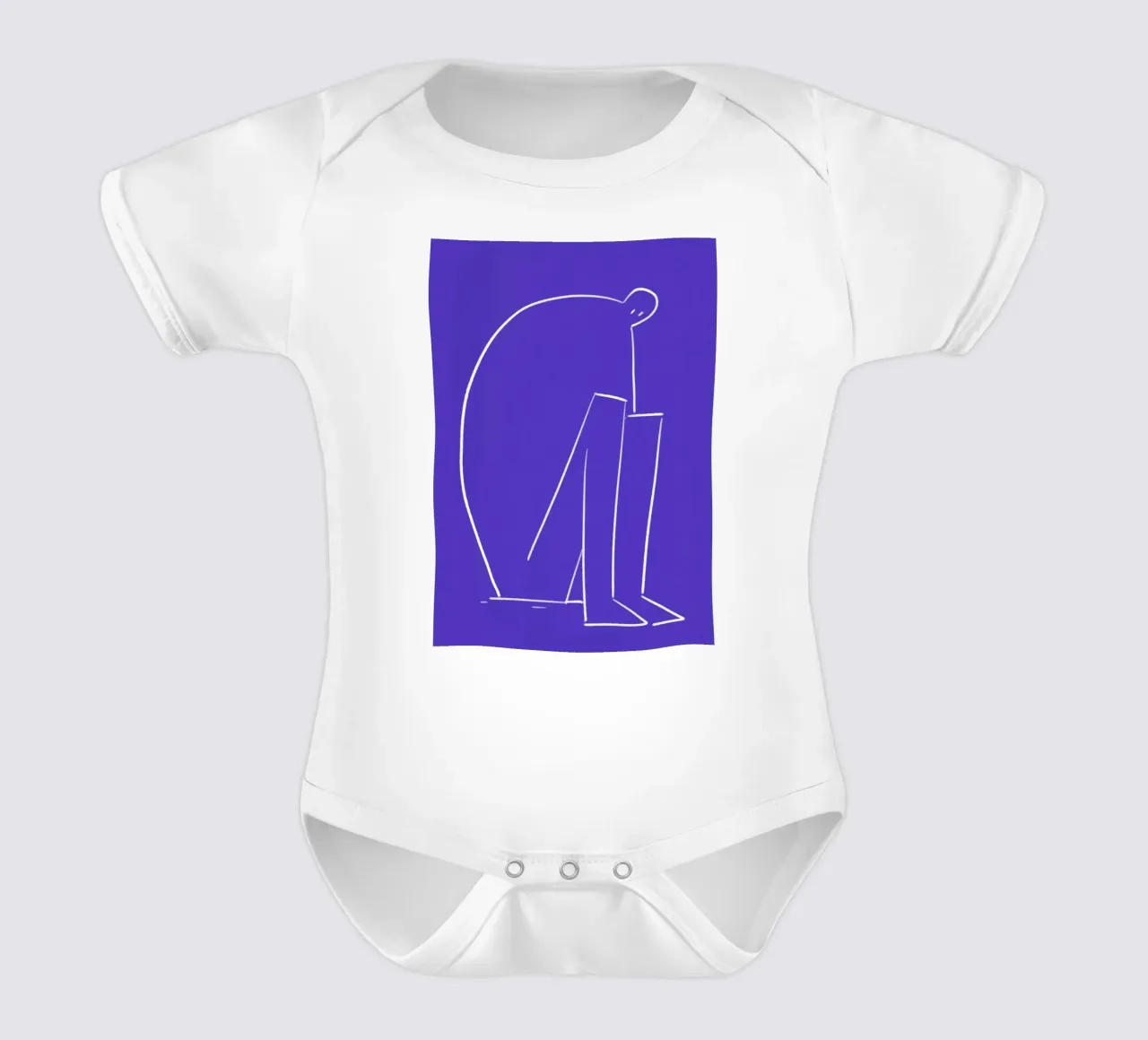 Géant solitaire body bébé de Johannes Lott Illustration