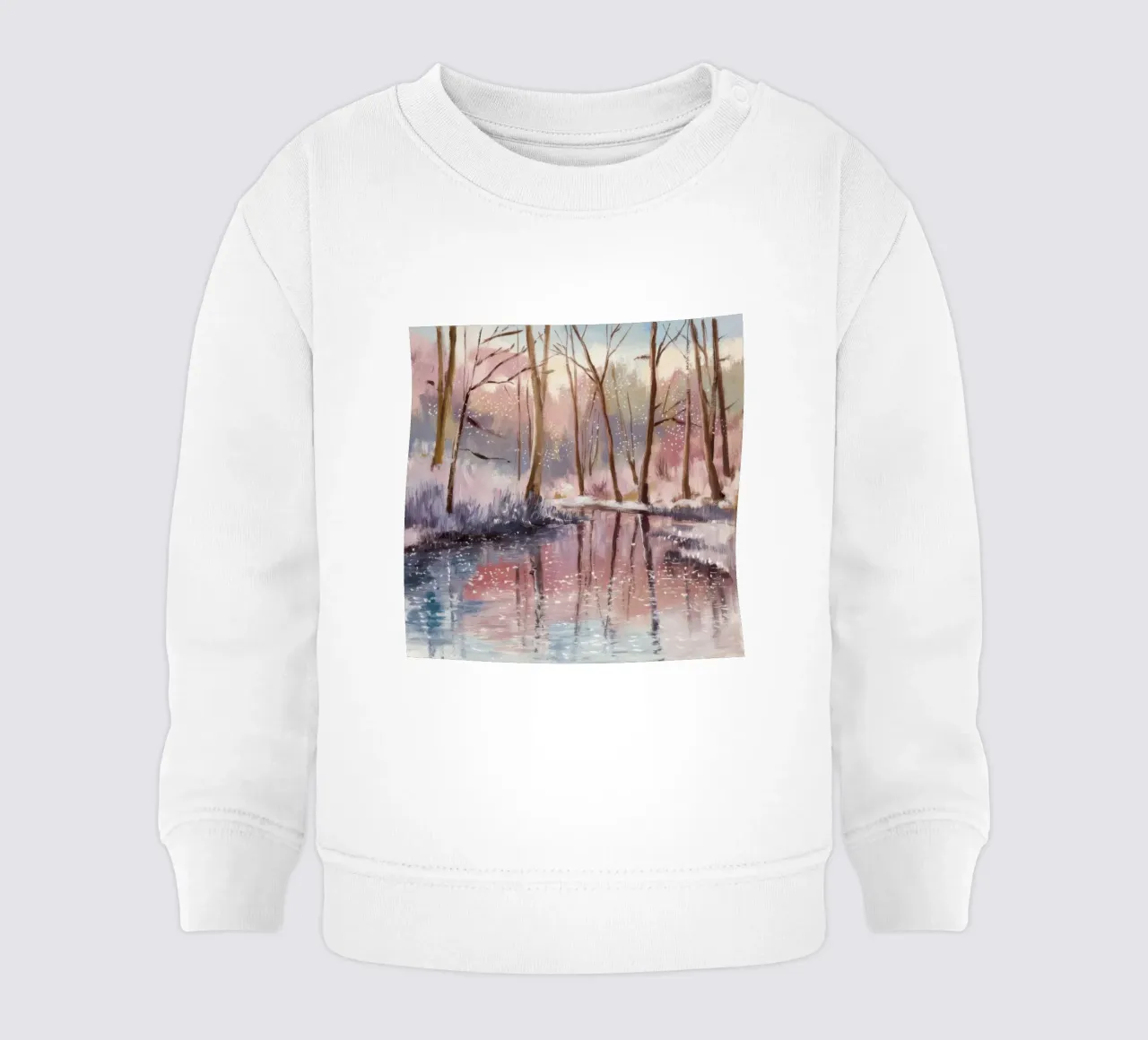 Riflesso invernale Deriva felpa neonato da Obisidian Brush