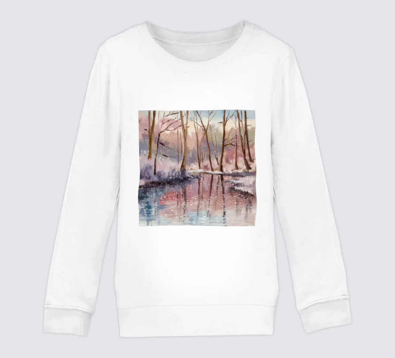 Riflesso invernale Deriva felpa bambino da Obisidian Brush