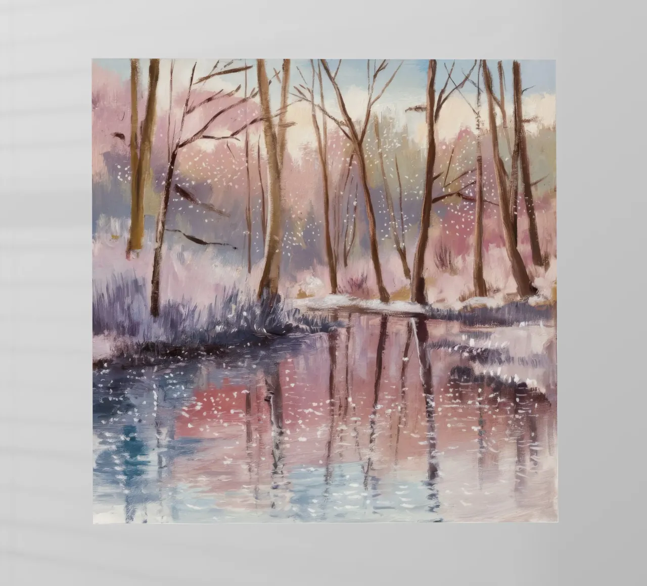 Winter Reflection Drift pellicola backlit da Obisidian Brush