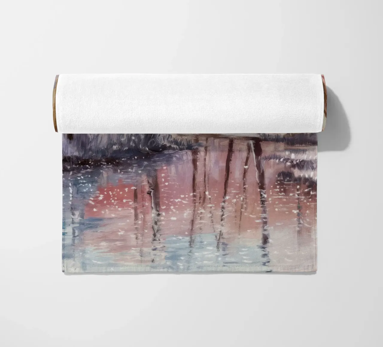 Riflesso invernale Deriva telo mare da Obisidian Brush