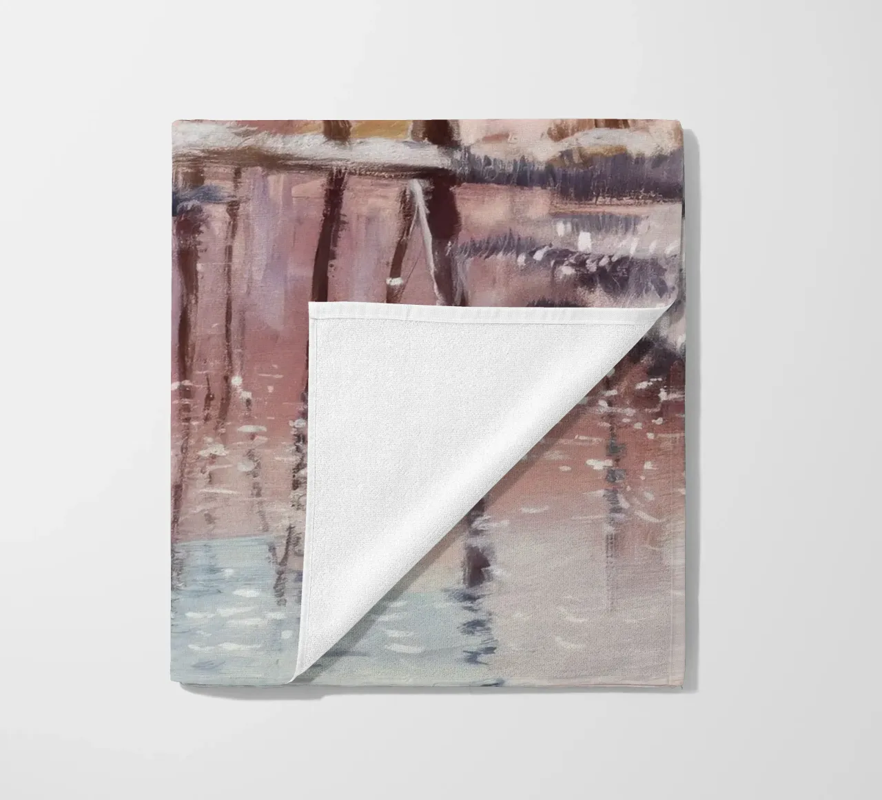 Riflesso invernale Deriva telo mare da Obisidian Brush