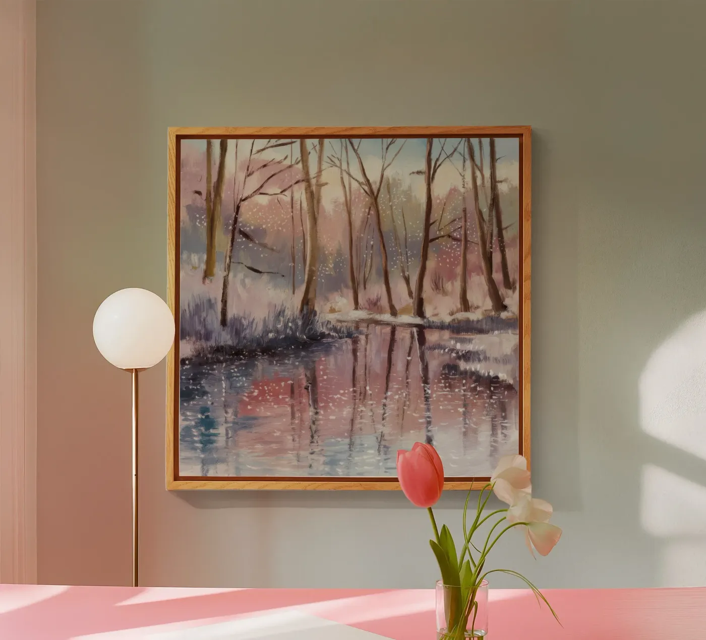 Winter Reflection Drift plexiglass da Obisidian Brush