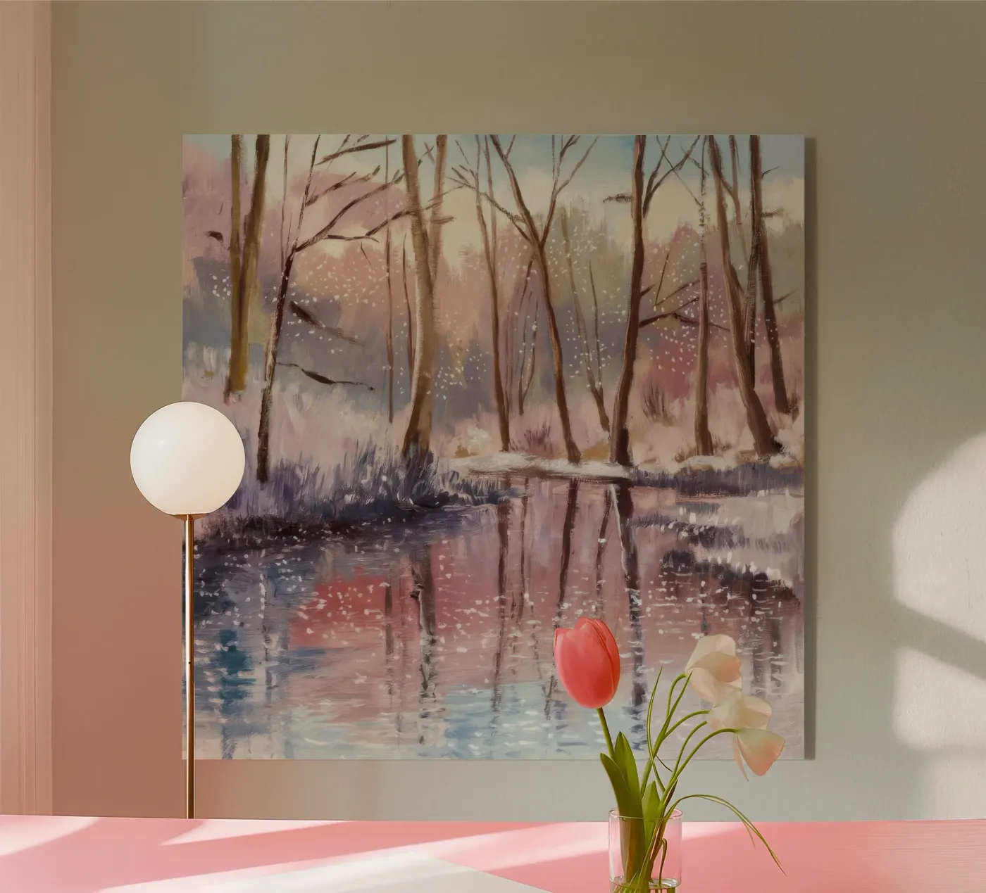 Winter Reflection Drift plexiglass da Obisidian Brush