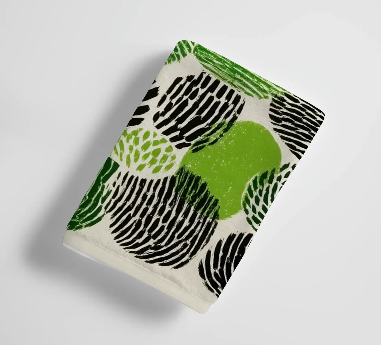 Abstract fingerprint botany | screen printing towel by Autofocus