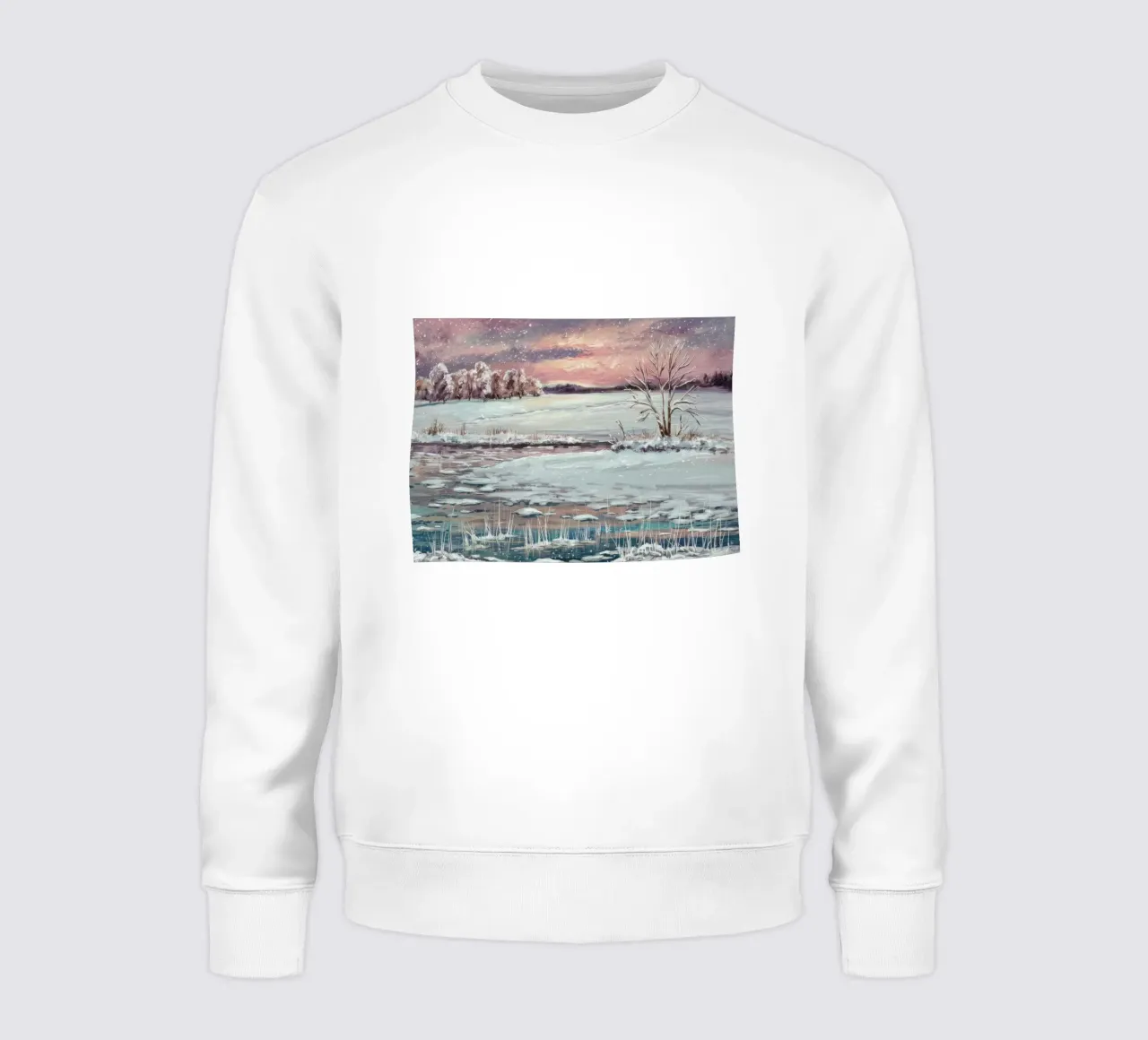 Frozen Twilight Glow sudadera de Obisidian Brush
