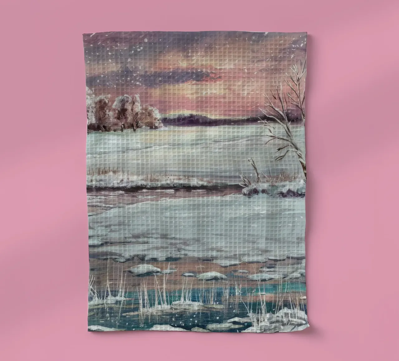 Frozen Twilight Glow torchon de Obisidian Brush