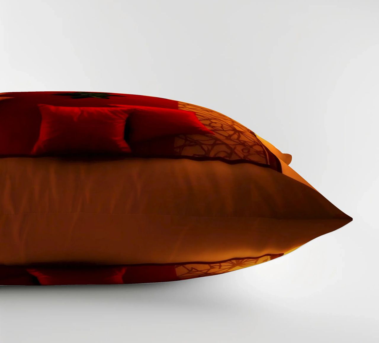 caldo Accogliente salotto interno con cuscini decorativi e piante cuscino da DesignDoodle
