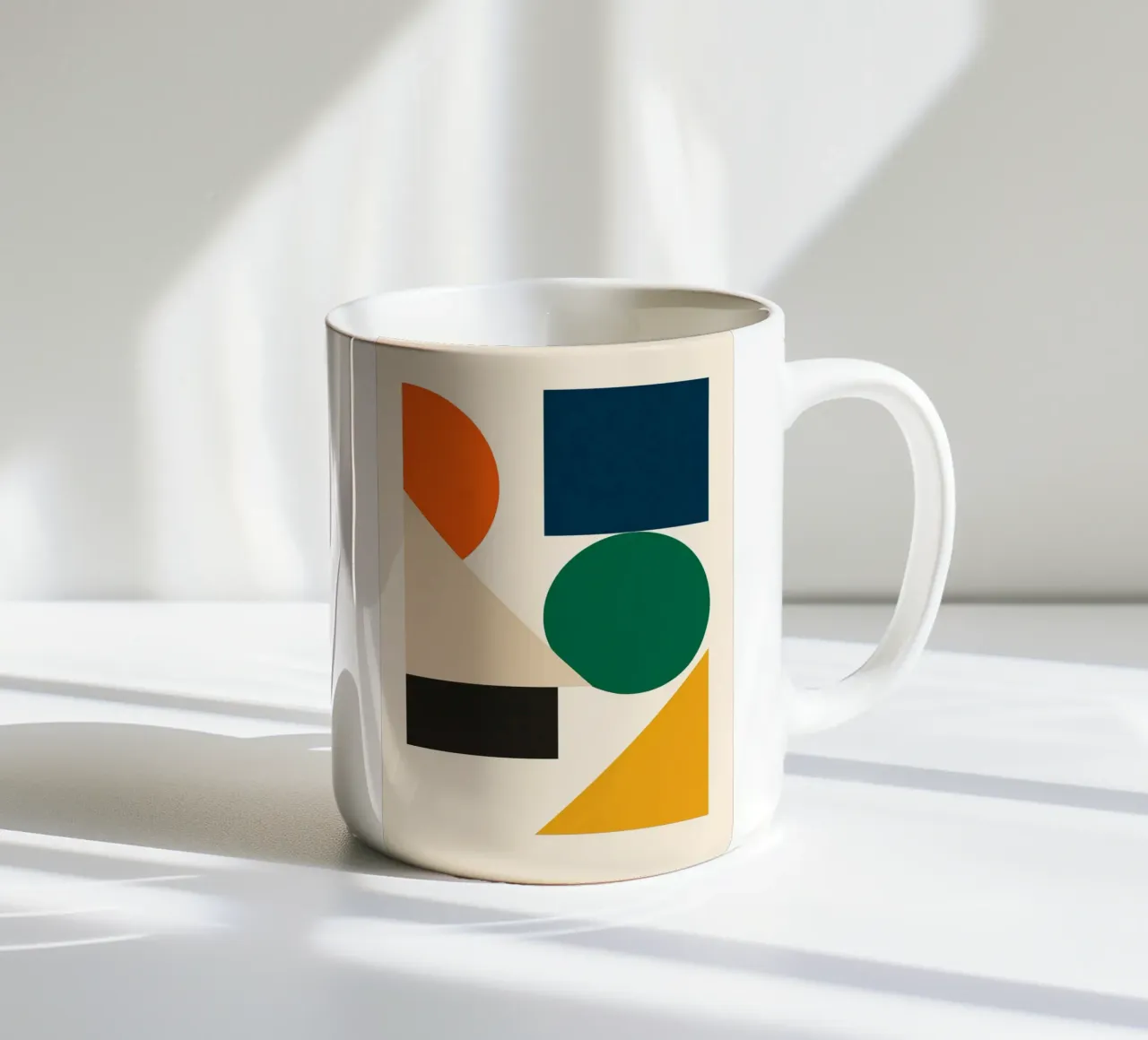 Shapes No.2 - Bauhausstil tazza in ceramica da Studio M