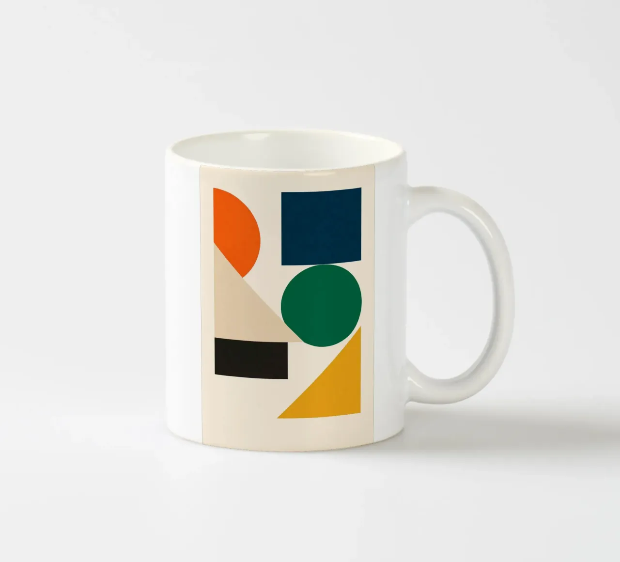 Shapes No.2 - Bauhausstil tazza in ceramica da Studio M